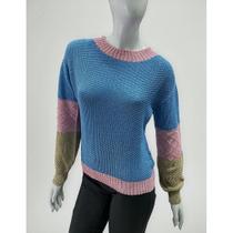 Suéter Blusa Feminino Giuliana Marques Tricot Estiloso Tricô