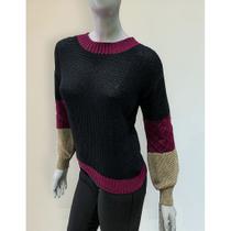 Suéter Blusa Feminino Giuliana Marques Tricot Estiloso Tricô
