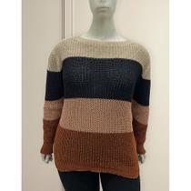 Suéter Blusa Giuliana Marques Tricot Plus Size Elegante