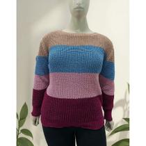 Suéter Blusa Giuliana Marques Tricot Plus Size Elegante