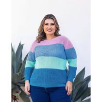 Suéter Blusa Giuliana Marques Tricot Plus Size Elegante
