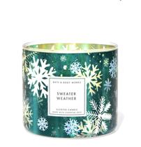 Suéter Candle Bath & Body Works Weather 3 Wick Scented