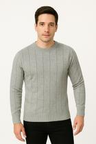Suéter Casual Risca Giz Adonis