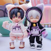 Suéter com capuz Clothes Cat para OB11, Molly, GSC, YMY Suéter com capuz Clothes Cat para OB11, Molly, GSC, YMY