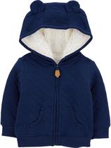 Suéter com capuz para bebês Simple Joys by Carter's Navy 3-6M Suéter com capuz para bebês Simple Joys by Carter's Navy 3-6M