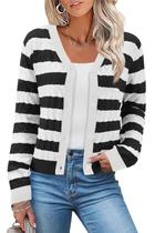 Suéter de cardigã LOMON leve com decote em V Hollow-Out XL