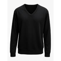 Suéter De Frio Masculino Tricot Liso Gola V Plus Size Delkor Suéter De Frio Masculino Tricot Liso Gola V Plus Size Delkor
