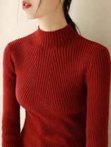 Suéter De Malha Com Gola Alta De Outono Inverno Feminino Manga Longa Moda Chique Pulôver Jumper