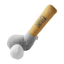 Suéter de malha infantil Rattle Mud Pie para clube de golfe amarelo