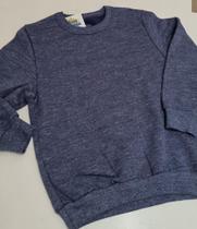 Sueter de moletom tamanho 4 anos cor marinho