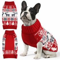 Suéter de Natal para Cães AURUZA - Design de Rena - Tamanho Médio