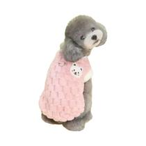 Suéter De Pelúcia Para Cães E Gatos Pequenos, Jaqueta De Inverno Com Estampa De Urso E Fivela, Suéter De Pelúcia Para Cães E Gatos Pequenos, Jaqueta De Inverno Com Estampa De Urso E Fivela,