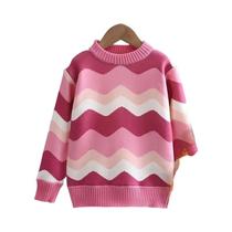 Suéter De Tricô Grosso Para Meninas, Moda Outono Inverno, Estilo Ocidental, Top Fofo