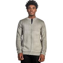 Suéter Detalhado Masculino Com Zíper Inverno Suéter Detalhado Masculino Com Zíper Inverno