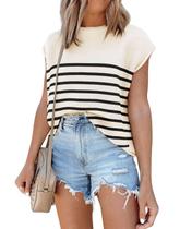 Suéter Disamer de punto con cuello alto y mangas tipo capa oversized para mujer