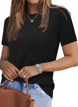 Suéter Feminino Arach&Cloz Manga Curta Preto G Suéter Feminino Arach&Cloz Manga Curta Preto G