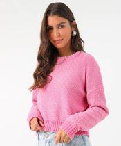 Suéter Feminino Chenille Marisa Azul-53049 Suéter Feminino Chenille Marisa Azul-53049