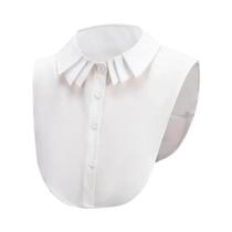 Suéter Feminino Coreano De Várias Camadas Com Gola Falsa Removível Para Outono E Inverno - NONE