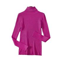 Suéter Feminino De Cashmere Macio Com Gola Alta, Básico, Sólido, Casual Para Outono E Inverno