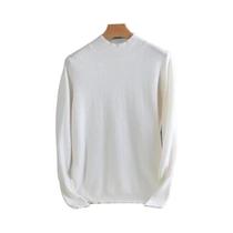 Suéter Feminino De Tricô Gola Alta Manga Longa Slim Macio E Quente Para Outono Inverno - Moda Top