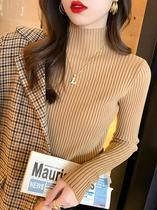 Suéter Feminino Gola Alta Manga Comprida - Slim Fit Casual - Moda Coreana