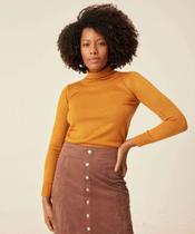 Suéter Feminino Tricô Gola Alta Marisa-72236