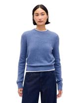 Suéter GAP Cashsoft Cuello Redondo Azul Jaspeado XXL Suéter GAP Cashsoft Cuello Redondo Azul Jaspeado XXL