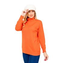 Suéter Gola Alta Alongado Colors Premium Sml Fashion