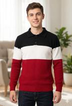 Suéter Gola Polo Masculina Ponto Pique 3 cores