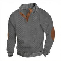 Suéter Lexiart, pulôver tricotado, colarinho para homens Suéter Lexiart, pulôver tricotado, colarinho para homens