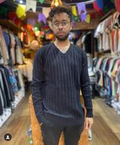 Suéter linha 100% Algodão lavagem na pedra