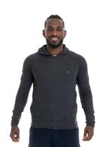 Suéter Masc. C/Capuz Yacht Master - Mescla Chumbo