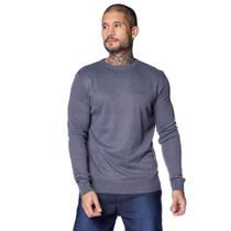 Suéter Masculino Balboa Gola Redonda Cinza