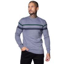 Suéter Masculino Balboa Listras Cinza