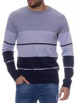 Suéter Masculino Casual Gola Redonda Sueter Tricot Crocker