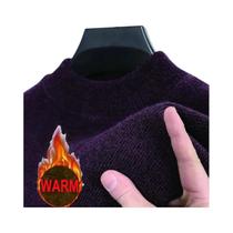 Suéter Masculino De Cashmere 100% Puro De Tamanho Grande, Pullover Com Gola Redonda, Manga Longa,