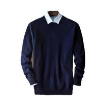 Suéter Masculino De Cashmere E Algodão Com Decote Em V, Quente Para Outono E Inverno