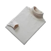 Suéter Masculino De Gola Alta Em Mistura De Cashmere E Algodão, Tricotado, Quente Para Outono E