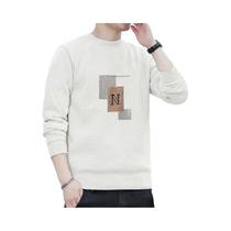 Suéter Masculino De Inverno Em Tricô Com Forro De Lã Grosso E Quente, Gola Redonda E Design