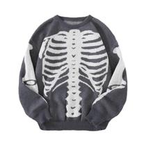 Suéter Masculino De Tricô Com Gola Redonda E Padrão Jacquard Para Outono/Inverno Casual Suéter Masculino De Tricô Com Gola Redonda E Padrão Jacquard Para Outono/Inverno Casual