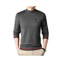 Suéter Masculino De Tricô Outono Inverno Moderno Casual Com Capuz Pulôver T-shirt