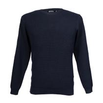 Suéter Masculino Delkor Plus Size Texturizado Marinho