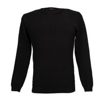 Suéter Masculino Delkor Plus Size Texturizado Preto