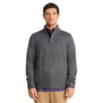 Suéter Masculino Izod com Botões, Iron Gate, Médio