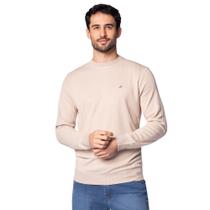 Suéter Masculino John Sailor Elegante Bege Mescla