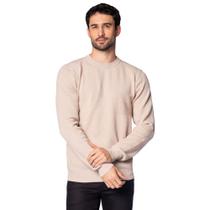 Suéter Masculino John Sailor Elegante Bege Mescla Suéter Masculino John Sailor Elegante Bege Mescla