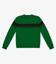 Sueter Masculino Listrado Tricot Diametro Verde