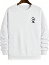 Sueter Masculino Moletom Casual Confortavel Estampado Blusa de Frio Quente Estiloso Sueter Masculino Moletom Casual Confortavel Estampado Blusa de Frio Quente Estiloso