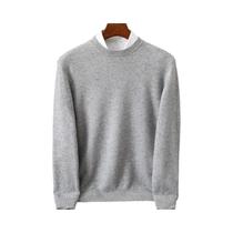 Suéter Masculino Oversized De Cashmere, Pullover Com Gola O, Ajuste Solto M-3XL, Top Casual