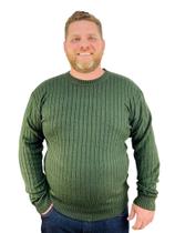 Sueter Masculino Tricot Grosso Plus Size 598019 Sueter Masculino Tricot Grosso Plus Size 598019